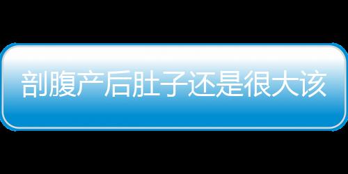 剖腹产后肚子还是很大该怎么办