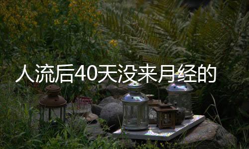 人流后40天没来月经的原因