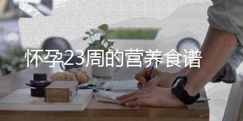 怀孕23周的营养食谱