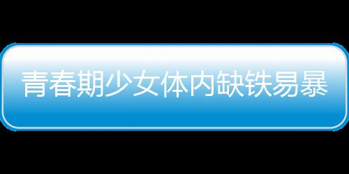 青春期少女体内缺铁易暴躁